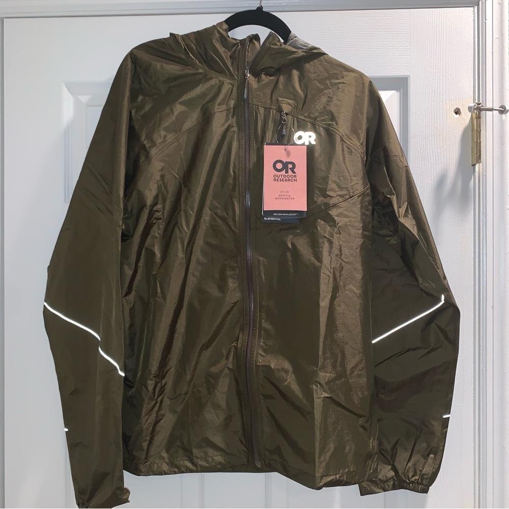 NWT Outdoor Research Helium Men's Rain Jacket - Picture 3 of 13